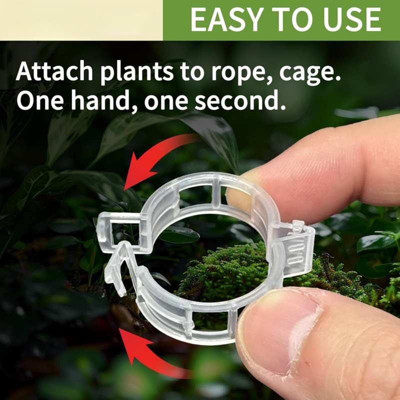 500 Clips de Plástico para Sop - Vine Climbing Plastic reseña y precio